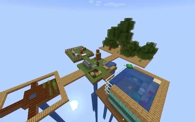 Minecraft城市天际线鱼池制作指南：垫高、灌水、悬浮技巧