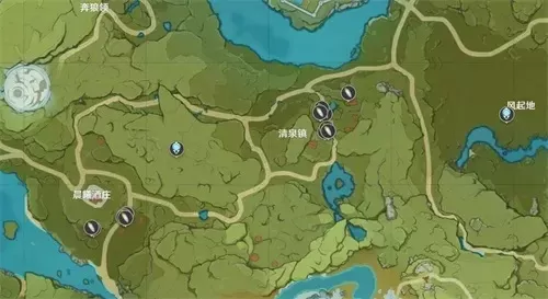 原神白萝卜采集攻略：清泉镇天然生长地+探索之旅